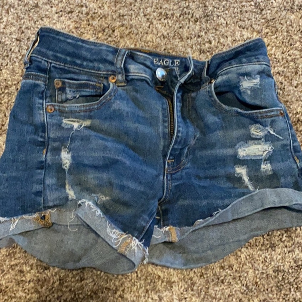 High rise American eagle shorts